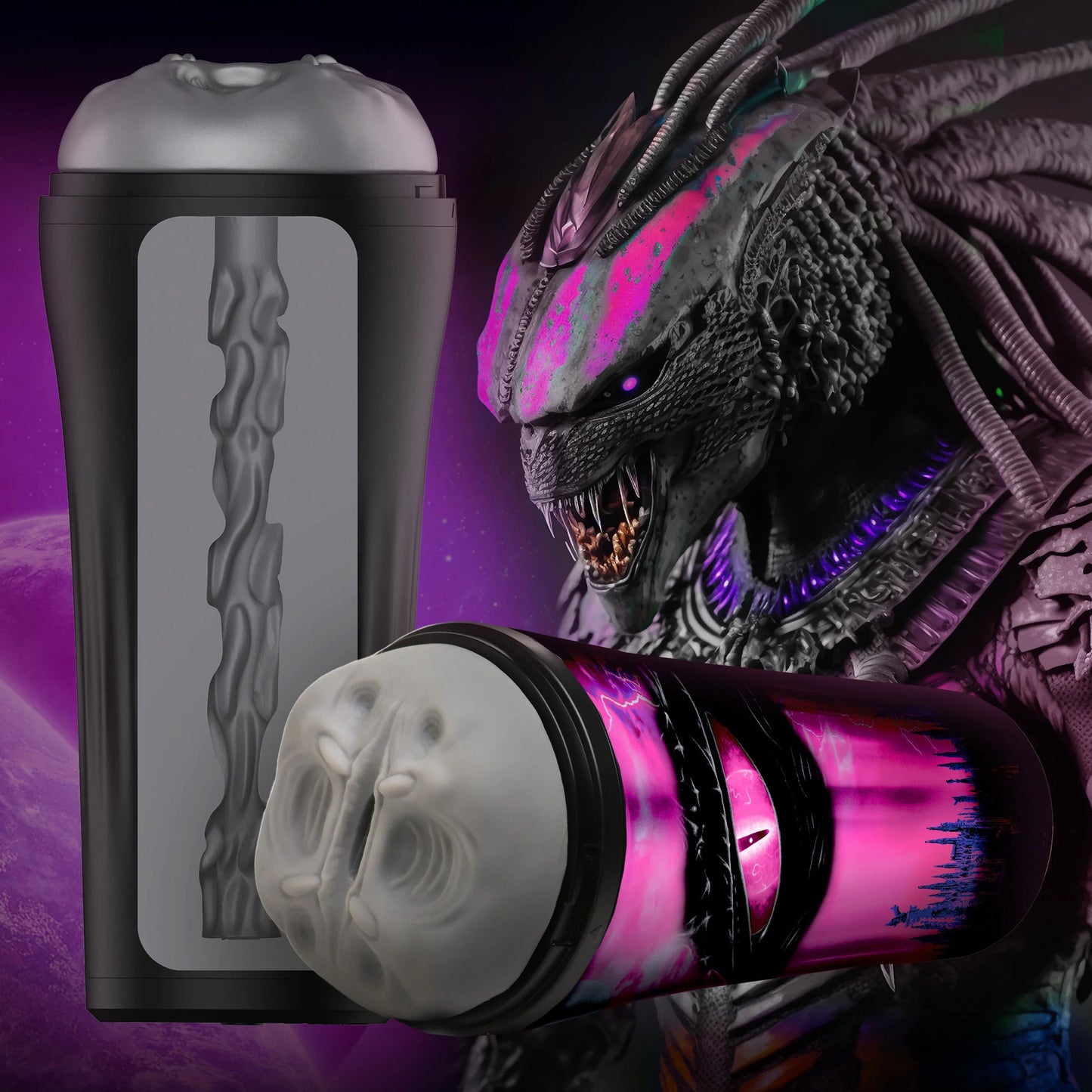 Predator Creature Stroker - Gray CC-AH242-GRAY