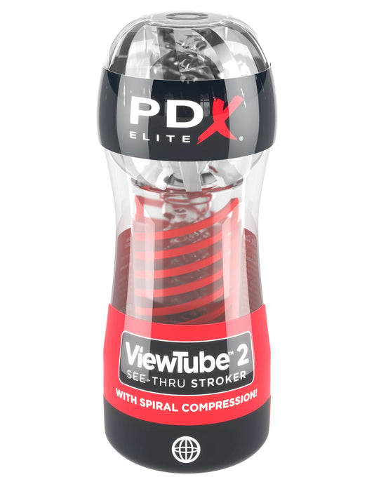 Pdx Elite Viewtube 2 Stroker - Clear PDRD544