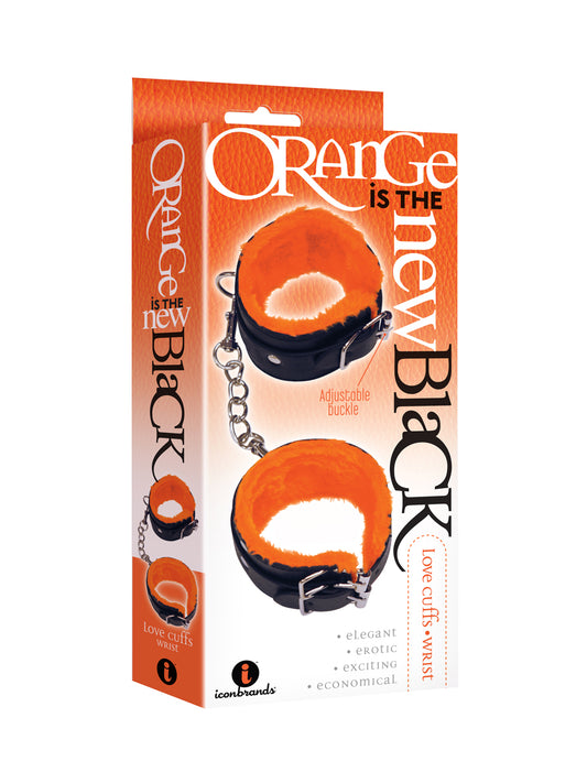 The 9's Orange Is the New Black Love Cuffs Wrist - Black ICB2320-2
