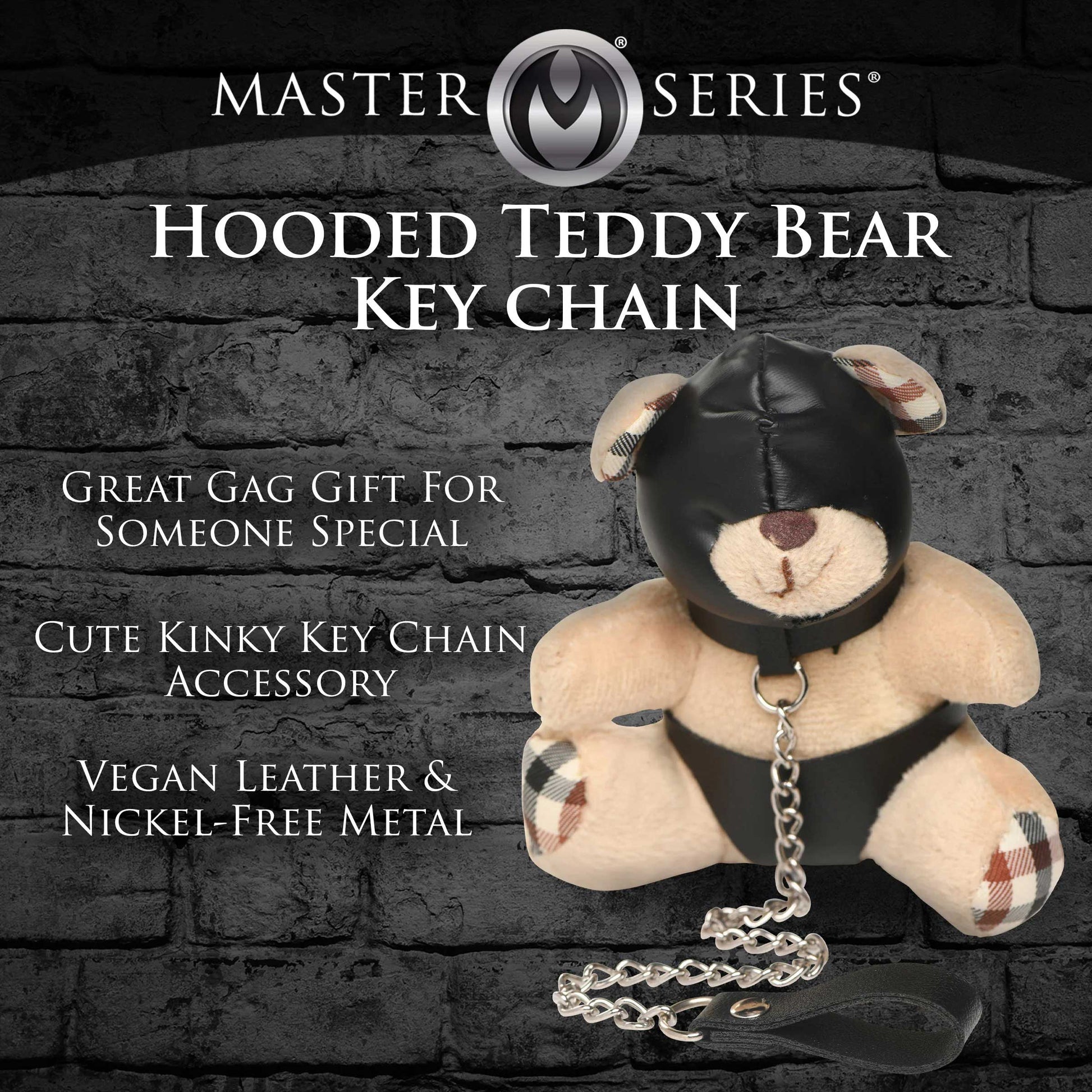 Hooded Teddy Bear Keychain MS-AH119