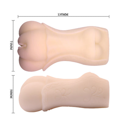 Crazy Bull No Lube Masturbator Sleeve - Realistic Pussy Skin-Like Texture BM-009200K