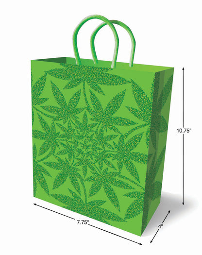 Glitter Ganja Gift Bag - Green LG-LGP028