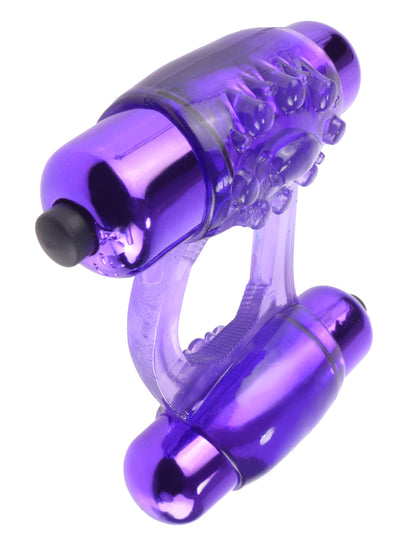 Fantasy C-Ringz Duo-Vibrating Super Ring Purple PD5863-12