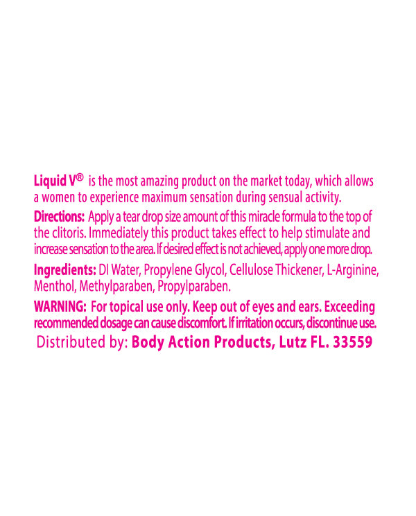 Liquid v for Women - 6 Pack Bottle Display