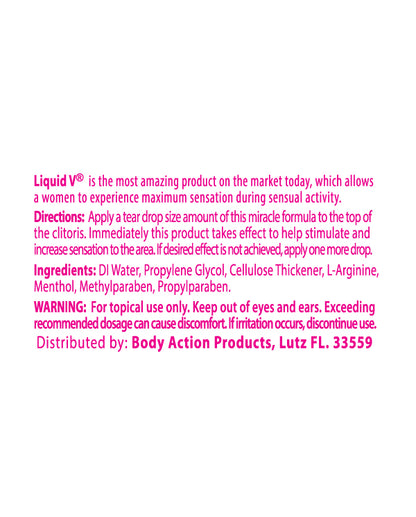 Liquid v for Women - 6 Pack Bottle Display