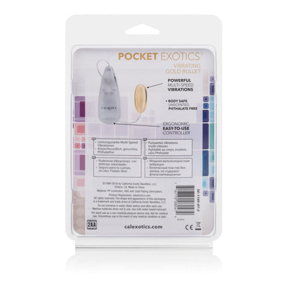 Pocket Exotics Vibrating Gold Bullet SE1105072