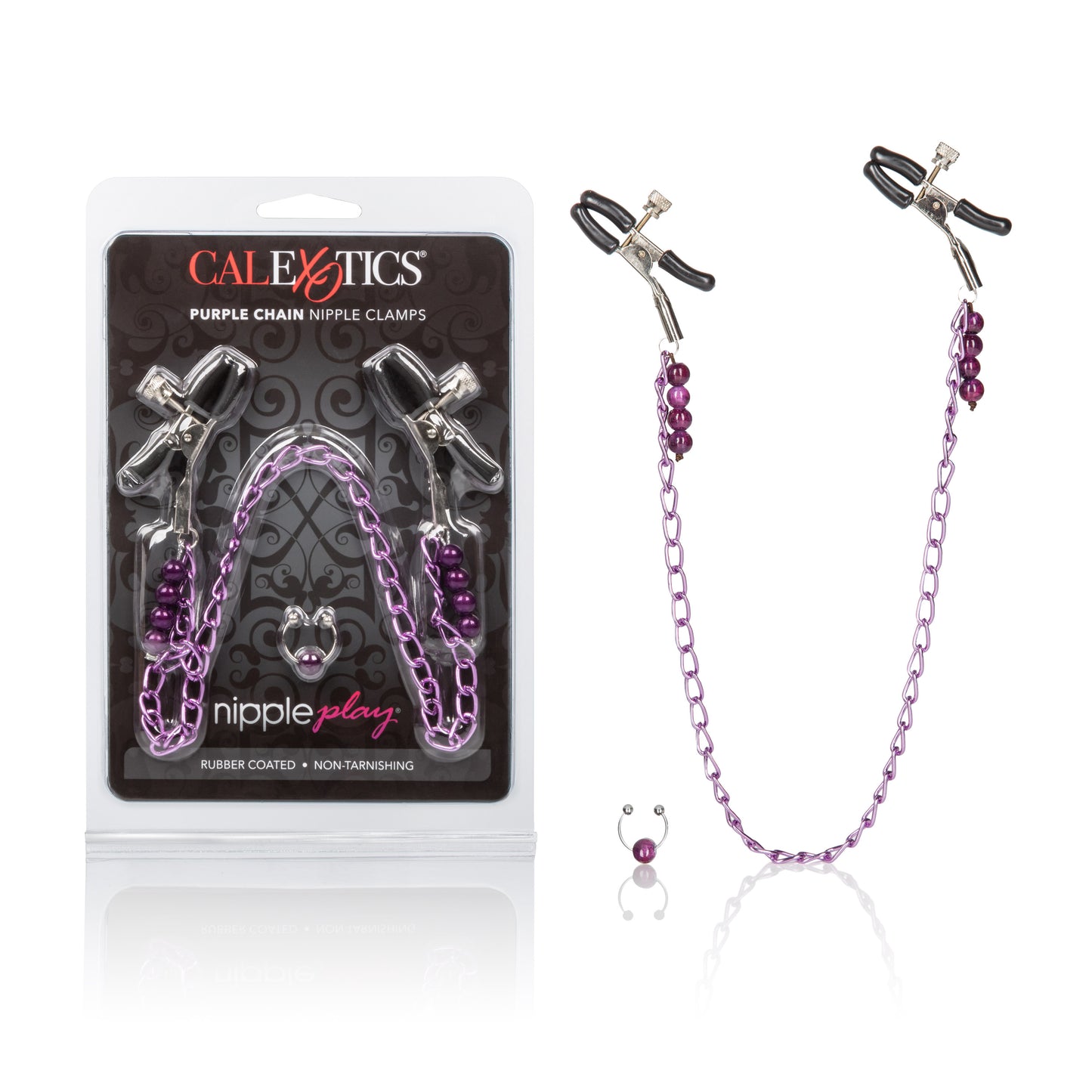 Purple Chain Nipple Clamps SE2609142